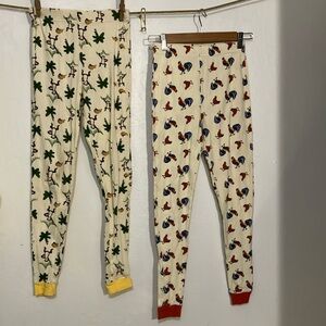 Leveret 100% cotton bottoms monkeys and roosters 14 Years 2 pairs 1 price